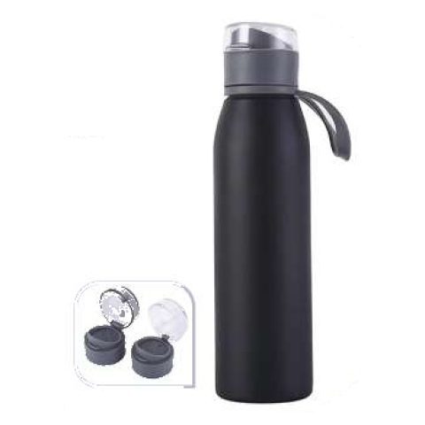 Stainless steel bottle with handle, 750 ml