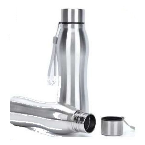 Stainless steel bottle with strap