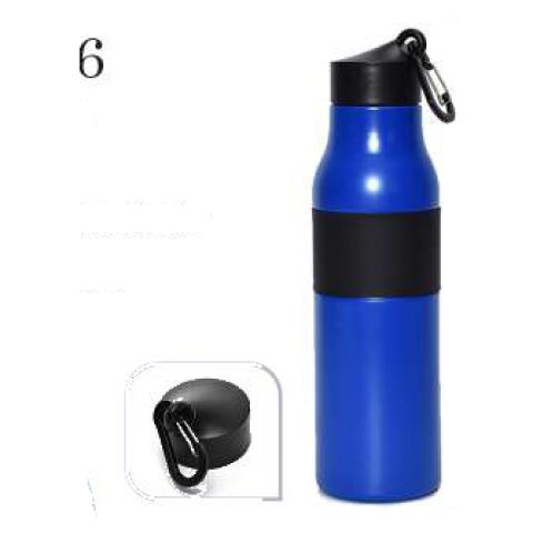 Vacuum insulated bottle with silicone grip, 500 ml