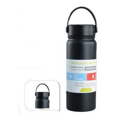Vacuum insulated bottle with strap, 800 ml