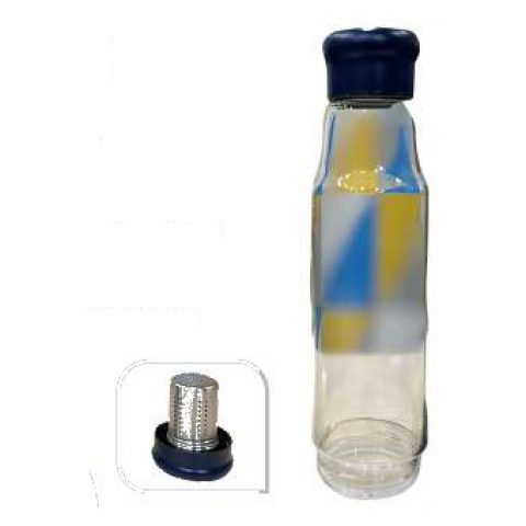 Vacuum insulated bottle with strap, 600 ml