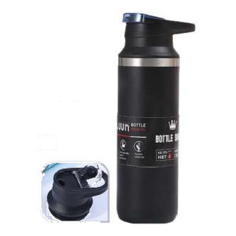 Vacuum insulated bottle with sipper lid, 500 ml