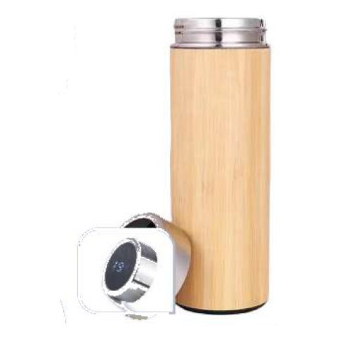 Bamboo thermos flask, 500 ml