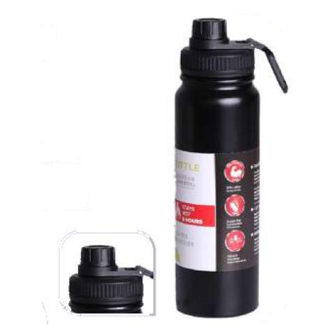 Vacuum insulated bottle with handle, 900 ml