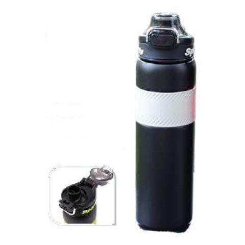 Vacuum insulated bottle with silicone grip, 800 ml