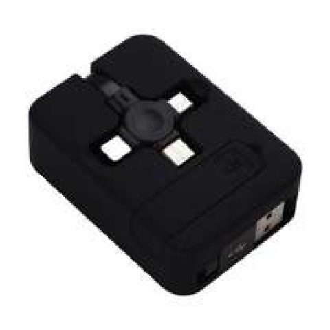 Retractable multi-cable charging kit