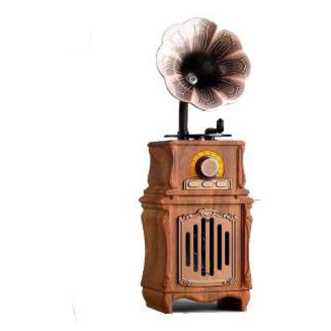Vintage gramophone cabinet speaker