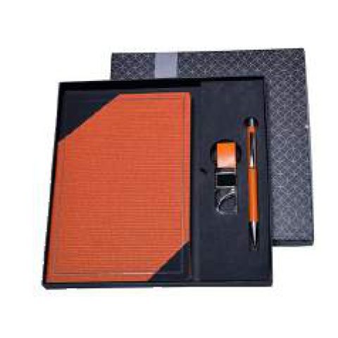 3-in-1 gift set: Metal pen + Diary + Metal keychain