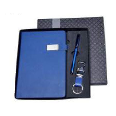 3-in-1 gift set: Metal pen + Diary + Metal keychain