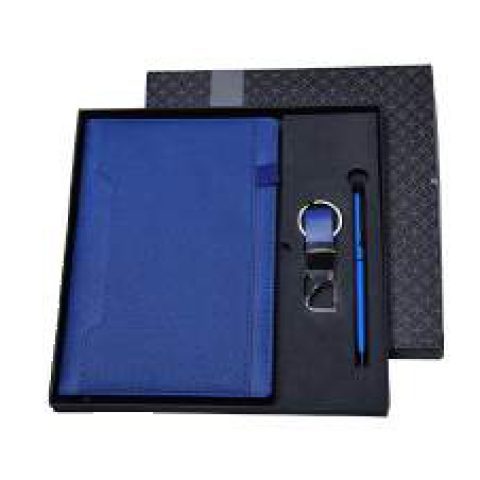 3-in-1 gift set: Metal pen + Diary + Metal keychain