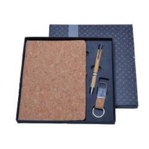 3-in-1 gift set: Metal pen + Diary + Metal keychain