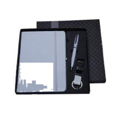 3-in-1 gift set: Metal pen + Diary + Metal keychain