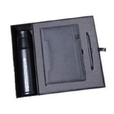 3-in-1 gift set: Metal pen + Diary + Metal bottle