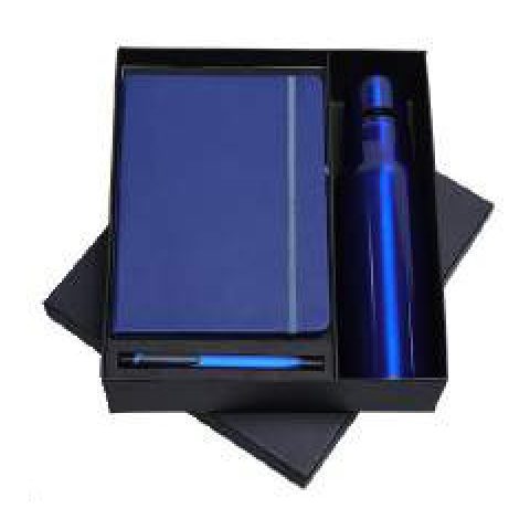 3-in-1 gift set: Metal pen + Diary + Metal bottle