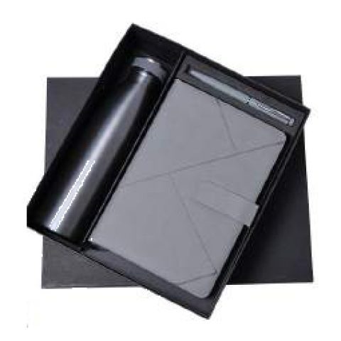 3-in-1 gift set: Metal pen + Diary + Metal bottle