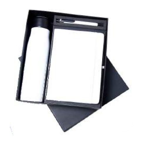 3-in-1 gift set: Metal pen + Diary + Metal bottle