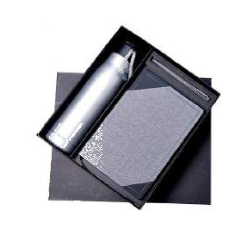 3-in-1 gift set: Metal pen + Diary + Metal bottle