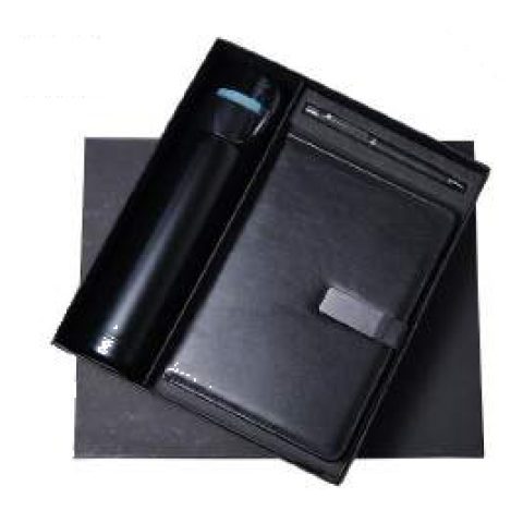 3-in-1 gift set: Metal pen + Diary + Metal bottle