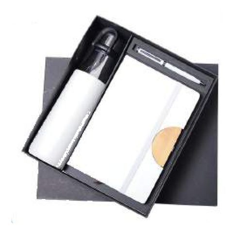 3-in-1 gift set: Metal pen + Diary + Metal bottle