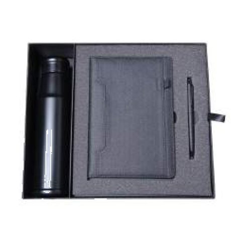 3-in-1 gift set: Metal pen + Diary + Metal bottle