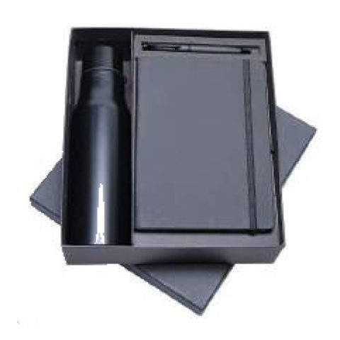 3-in-1 gift set: Metal pen + Diary + Metal bottle