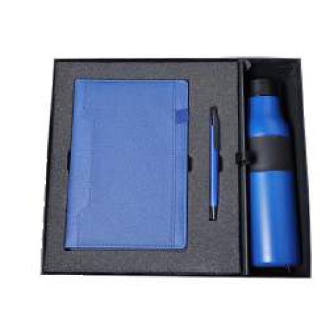 3-in-1 gift set: Metal pen + Diary + Metal bottle