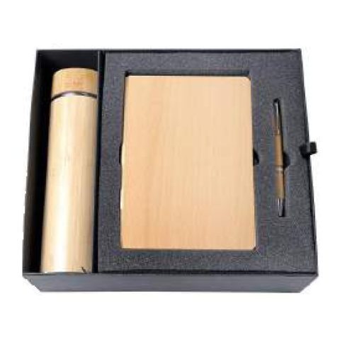 3-in-1 gift set: Metal pen + Diary + Metal bottle