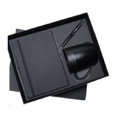 3-in-1 gift set: Metal pen + Diary + Mug