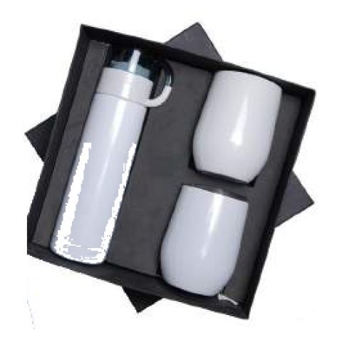 3-in-1 gift set: 2 mugs + Bottle