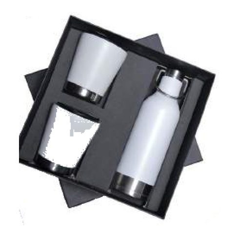 3-in-1 gift set: 2 mugs + Bottle