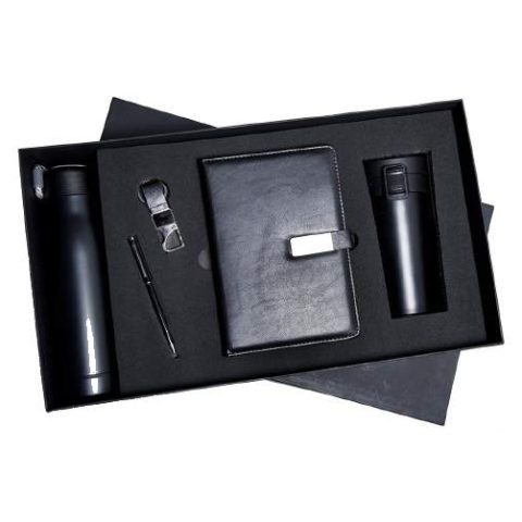 5-in-1 gift set: Vacuum bottle + Mug + Keychain + Pen + Notebook