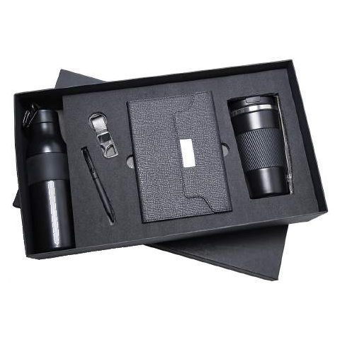 5-in-1 gift set: Water bottle + Mug + Notebook + Pen + Keychain