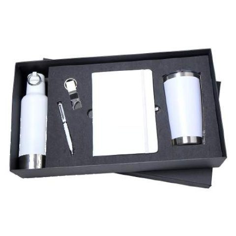 5-in-1 gift set: Water bottle + Mug + Notebook + Pen + Keychain