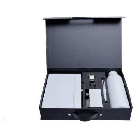 5-in-1 gift set: Water bottle + Card holder + Notebook + Pen + Keychain