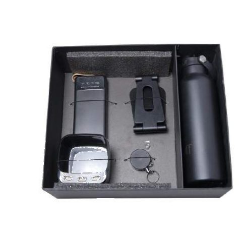 5-in-1 gift set: Water bottle + Mobile stand + Power bank + Pen stand + ID card holder