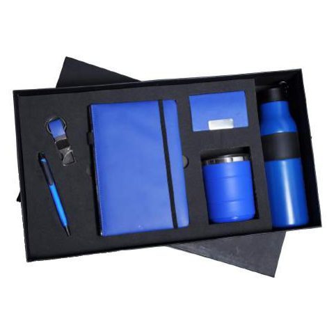 6-in-1 gift set: Water bottle + Card holder + Notebook + Pen + Keychain + Mug