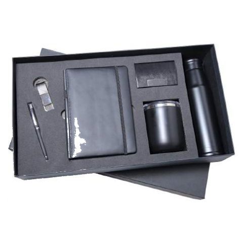 6-in-1 gift set: Water bottle + Card holder + Notebook + Pen + Keychain + Mug