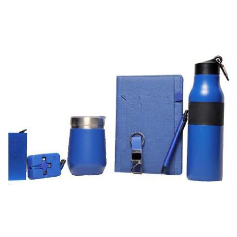 7-in-1 gift set: Water bottle + Card holder + Notebook + Pen + Keychain + Mug + USB