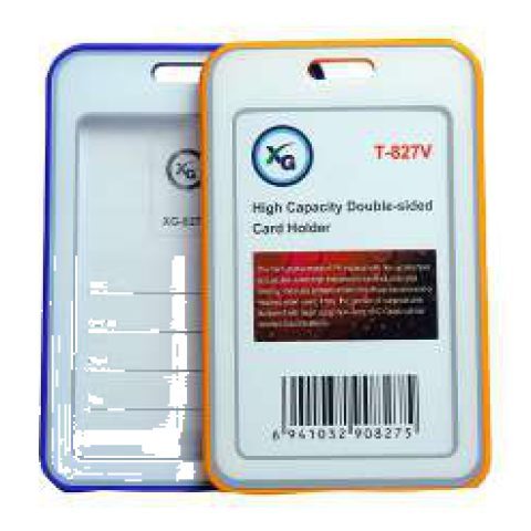 High-capacity double-sided card holder (T-827V)