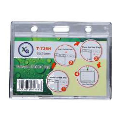 Waterproof card holder, horizontal (T-738H, 85 × 55 mm)