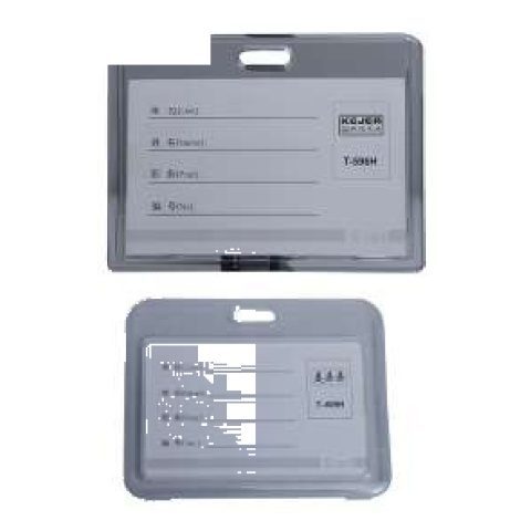 Crystal card holder, horizontal
