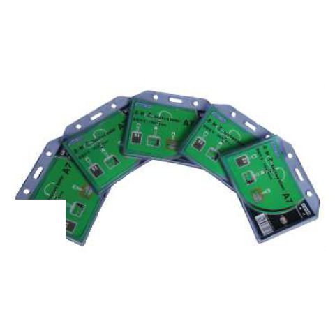 Soft card holder A7, horizontal (pack)