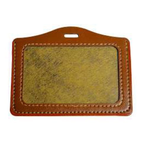 PU leather ID card holder, horizontal