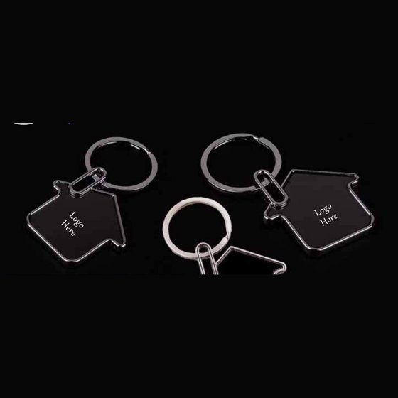 House shaped keychain