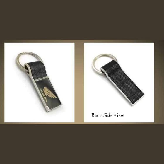 Flat shaped keychain
