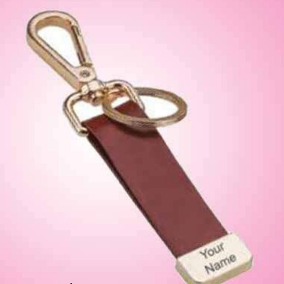 PU & metal keychain