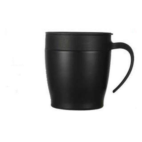 Insulated coffee mug with handle, 450 ml approx.