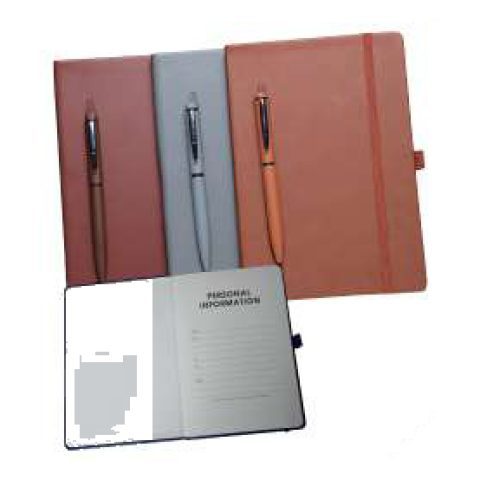 A5 notebook, 200 pages, ruled
