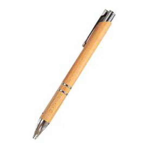 Bamboo ball pen (click action)